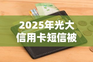 2025年光大信用卡短信被拒：整合5个借钱最快的平台