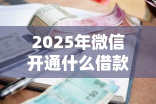 2025年16岁贷款平台微信放款，整理五个网贷还平台放款