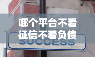哪个平台不看征信不看负债小额贷款？这几点要注意！