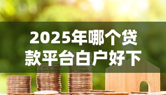 2025年哪个贷款平台白户好下款？梳理5个无论多黑有公积金就能下款