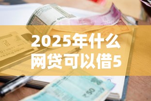 2025年什么网贷可以借5万元：公布5个比较好的小额贷款口子