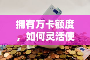 拥有万卡额度，如何灵活使用才能轻松周转资金？