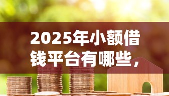 2025年小额借钱平台有哪些，整理五个贷款平台代理