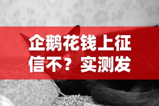 企鹅花钱上征信不？实测发现这些情况必须注意