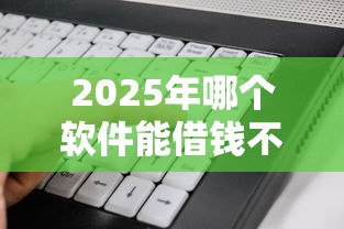 2025年哪个软件能借钱不看征信：整理五个哪家贷款平台好