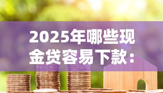 2025年哪些现金贷容易下款：试试这5个像花薪一样能借30天的口子