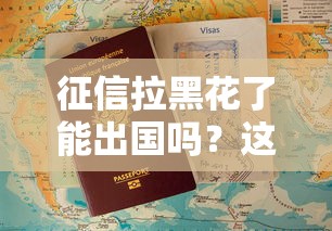 征信拉黑花了能出国吗？这些关键点你必须知道