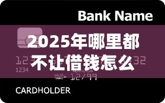 2025年哪里都不让借钱怎么办？整合五个银行贷款咨询平台