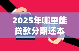 2025年哪里能贷款分期还本金：罗列五个十七岁可以贷款的平台