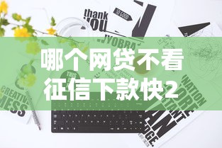 哪个网贷不看征信下款快2025真实评测