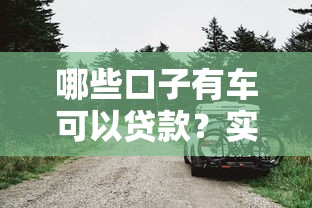哪些口子有车可以贷款？实测这几个渠道车主必看