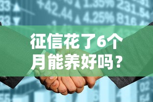 征信花了6个月能养好吗？过来人教你三步上岸方案