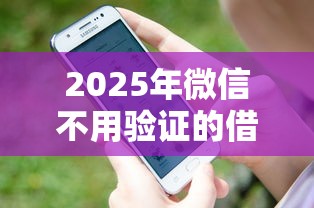2025年微信不用验证的借钱平台：公布五个不看征信利息低的正规网贷平台