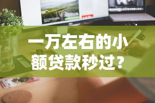 一万左右的小额贷款秒过？这几个平台审核快、门槛低！
