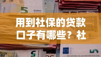 用到社保的贷款口子有哪些？社保缴纳记录如何申请低息借款