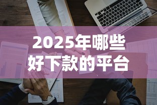 2025年哪些好下款的平台公司？看看这5个网贷保单贷最好的平台