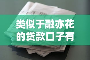 类似于融亦花的贷款口子有哪些？这5个平台实测更灵活