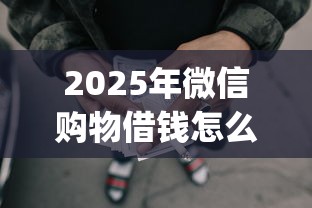 2025年微信购物借钱怎么还？公布5个不看征信网贷平台放款快的app