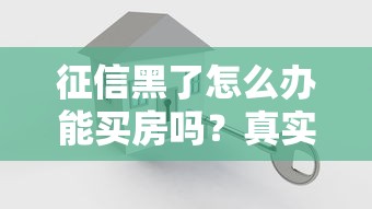 征信黑了怎么办能买房吗？真实经验+解决方案分享