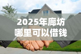 2025年廊坊哪里可以借钱到微信：试试这5个花户借钱的平台100%能借到