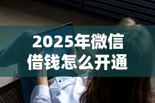 2025年微信借钱怎么开通收款码，公布5个审贷口子审核加快的平台