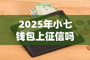 2025年小七钱包上征信吗？分享五个借钱平台不看综合评估的平台
