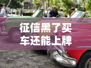 征信黑了买车还能上牌吗？真实解答购车流程与补救方法