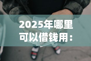 2025年哪里可以借钱用：推荐五个能百分百通过的网贷app