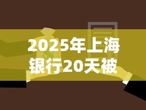 2025年上海银行20天被拒：公布五个综合评估未通过平台可以借钱