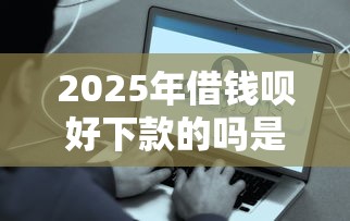 2025年借钱呗好下款的吗是真的吗：整合五个平台好下款