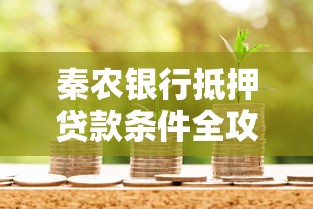 秦农银行抵押贷款条件全攻略：这些细节必须提前摸清
