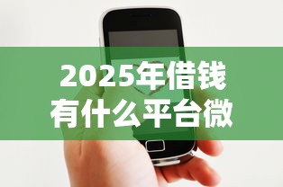 2025年借钱有什么平台微信：梳理五个好的贷款平台