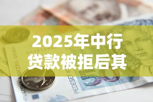 2025年中行贷款被拒后其他银行：罗列五个征信花了可以贷款的平台
