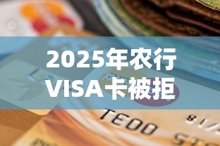 2025年农行VISA卡被拒：推荐5个黑户口子高炮