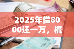2025年借8000还一万，梳理5个最快的贷款平台