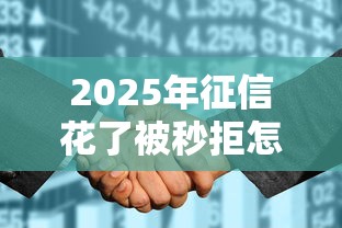 2025年征信花了被秒拒怎么办：梳理5个门槛低的网贷平台