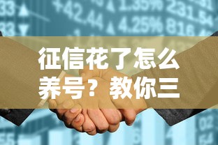 征信花了怎么养号？教你三招重新拿回贷款资格