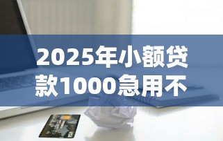 2025年小额贷款1000急用不看征信，分享五个正规苹果id贷口子2025