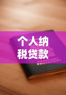 个人纳税贷款有什么口子？这5个正规渠道容易申请