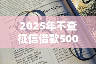 2025年不查征信借款5000马上到账的，看看这五个70岁可以贷款的平台