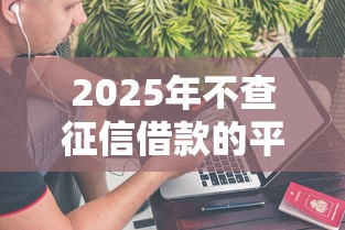 2025年不查征信借款的平台，整理五个网上贷款平台好