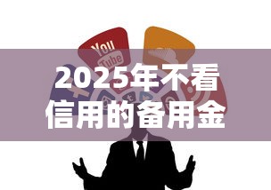 2025年不看信用的备用金叫什么来着，分享5个能贷款的平台