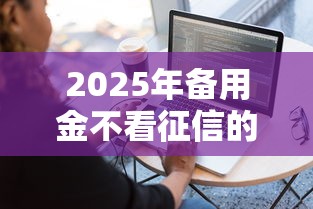 2025年备用金不看征信的有吗：推荐五个简单容易贷款平台