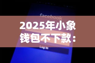 2025年小象钱包不下款：分享5个网黑真正能下款的平台
