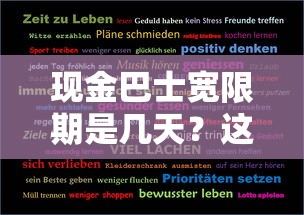 现金巴士宽限期是几天？这3个细节直接影响你的还款计划