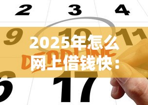 2025年怎么网上借钱快：试试这5个61岁能申请那些网贷平台