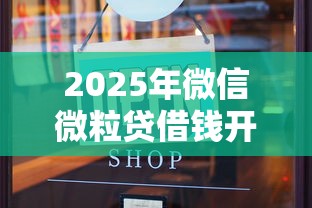 2025年微信微粒贷借钱开放中？看看这五个网商贷平台