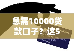 急需10000贷款口子？这5个方法亲测有效还能避坑