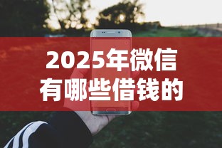 2025年微信有哪些借钱的地方，梳理五个小额度借钱百分百通过的平台