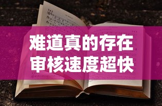 难道真的存在审核速度超快的贷款口子？揭秘平台运作逻辑